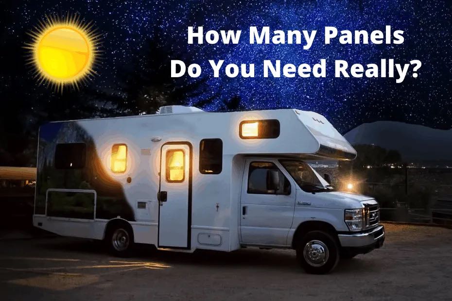 How many RV solar panels do you need