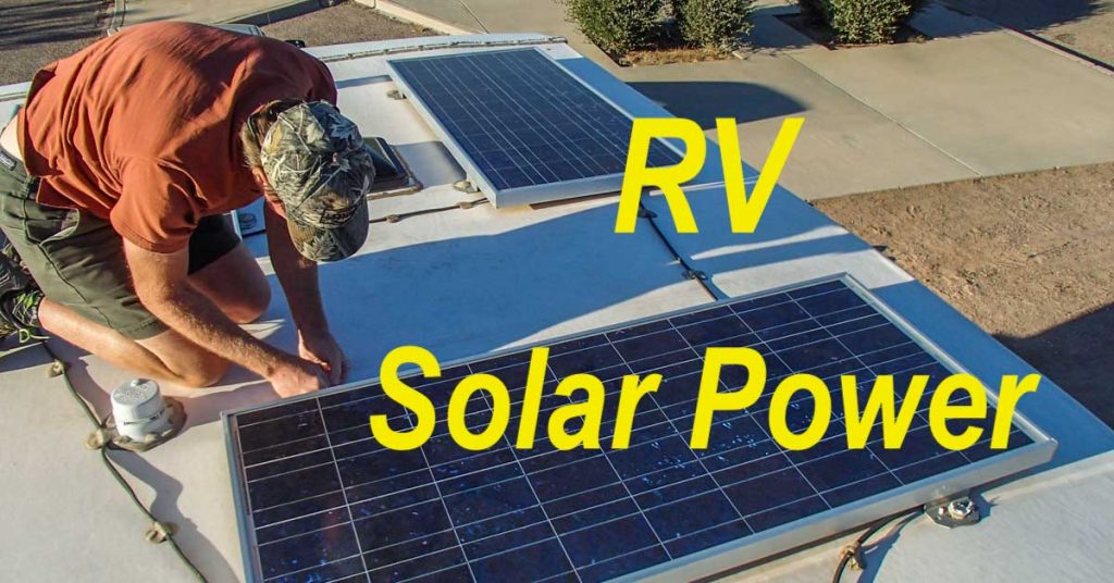 RV solar panel